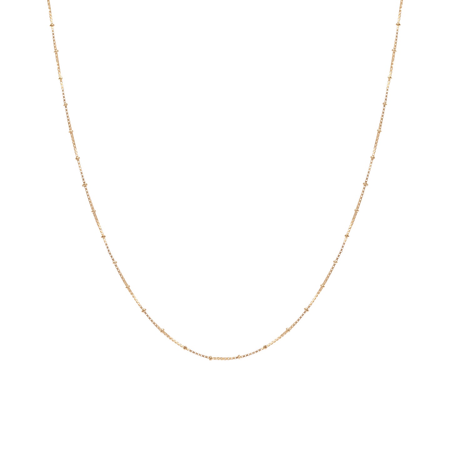 Corrente veneziana com Bolinhas em Ouro Amarelo 18k