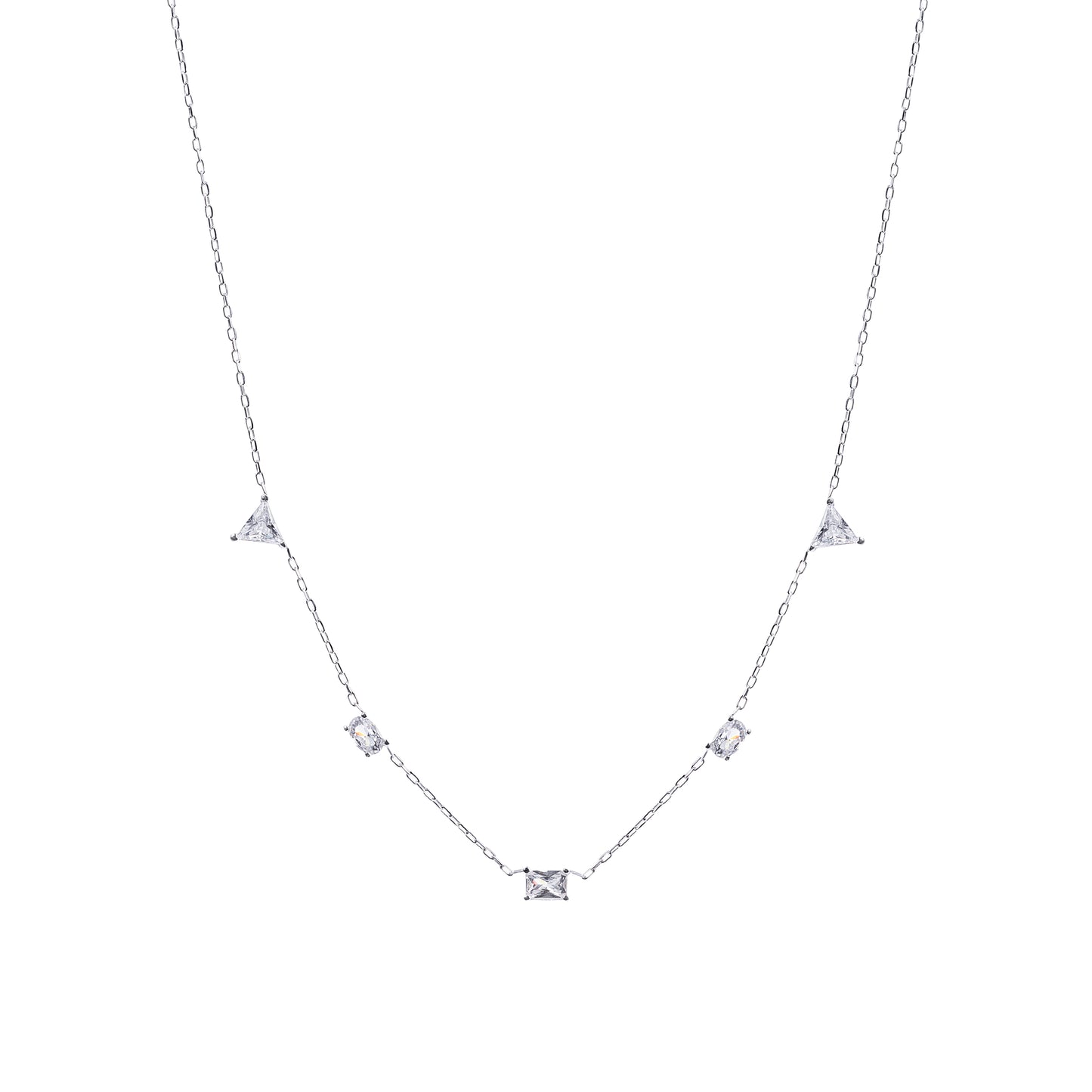 Colar Formas em Prata 925