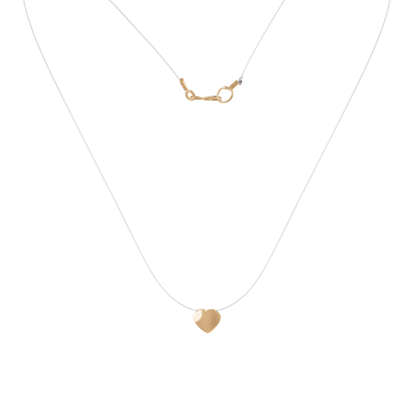 Colar Coração em Ouro Amarelo 18k