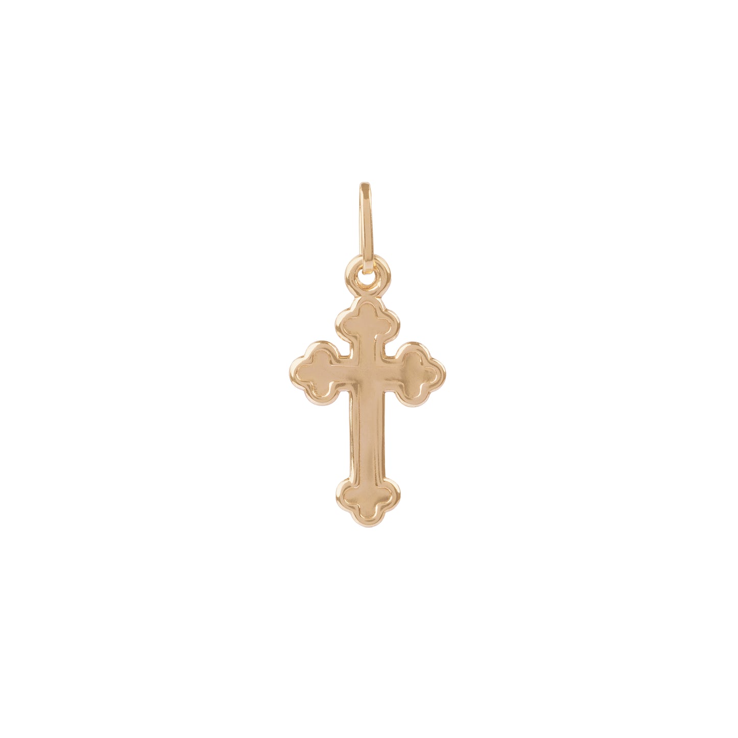 Pingente Cruz em Ouro Amarelo 18k