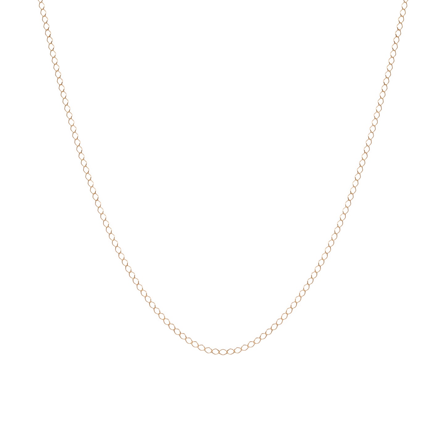 Colar Elo Oval em Ouro Amarelo 18k