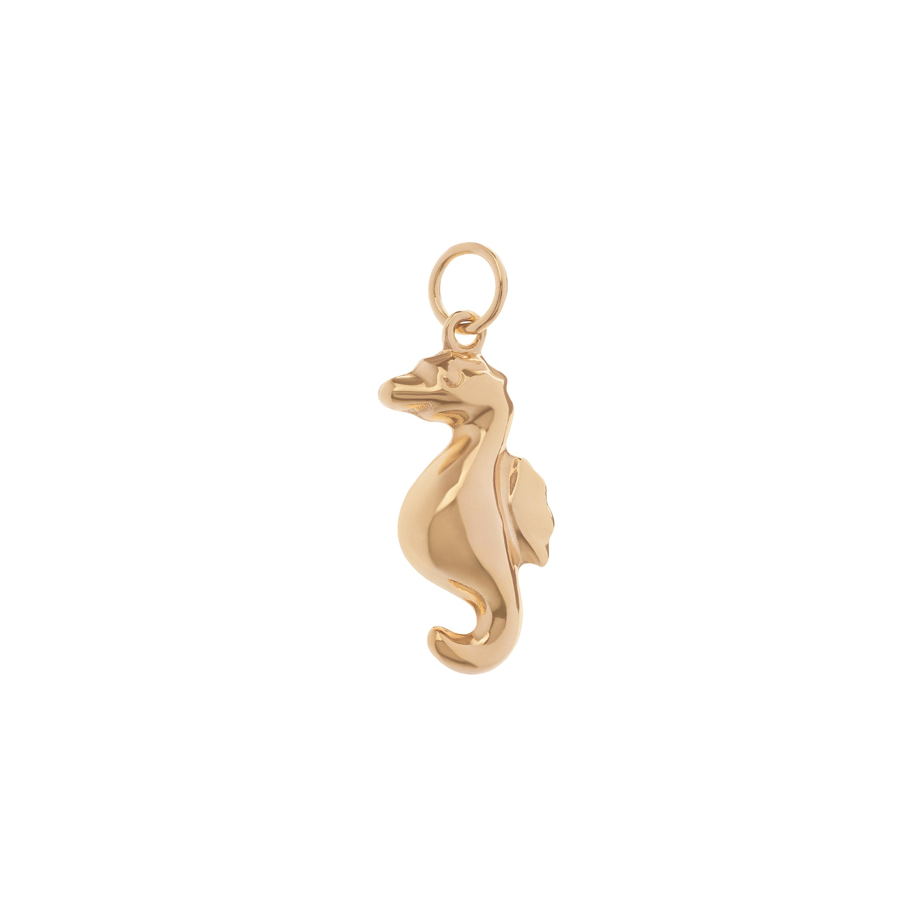 Pingente Cavalo-Marinho em Ouro Amarelo 18k