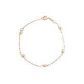 Pulseira Baby Bolinha em Ouro Amarelo 18k