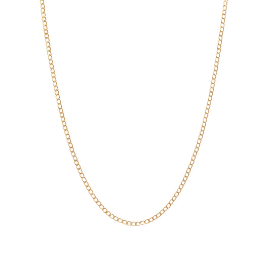 Colar Elo Oval em Ouro Amarelo 18k